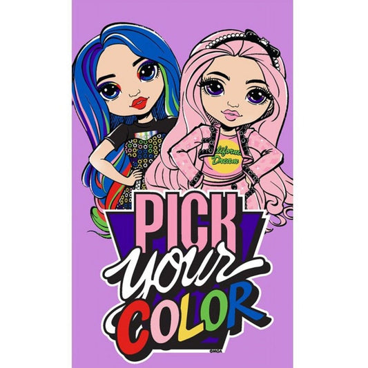 Rainbow High Pick Your Color Gesichtstuch für Kinder aus Baumwolle – 30 × 50 cm