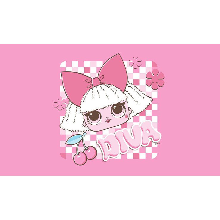 LOL Surprise! Diva Gesichtstuch für Kinder aus Baumwolle – 30 × 50 cm