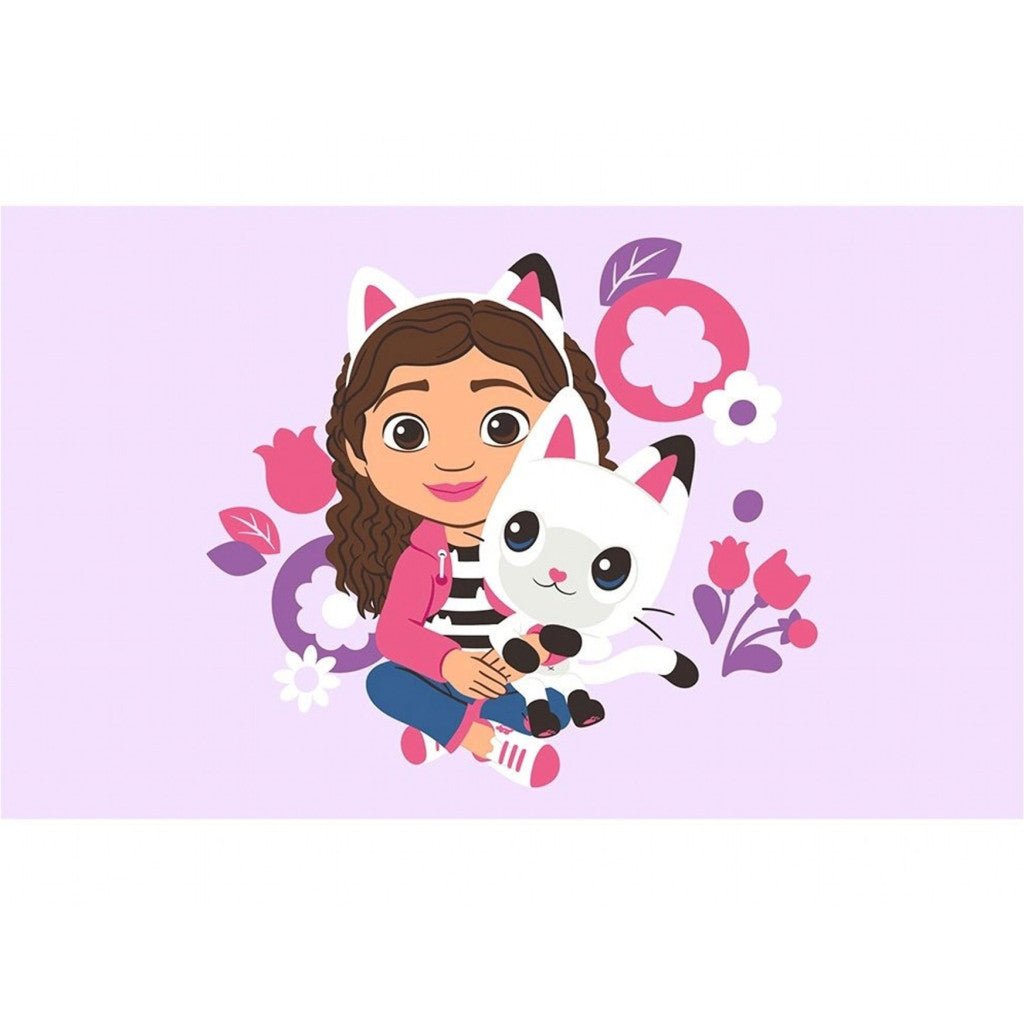 Gabby's Dollhouse Flowers Gesichtstuch für Kinder aus Baumwolle – 30 × 50 cm