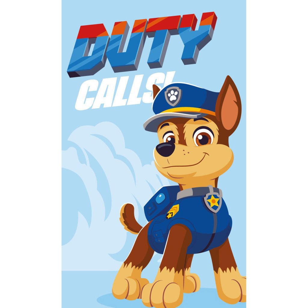 Paw Patrol Duty Calls Gesichtstuch für Kinder aus Baumwolle – 30 × 50 cm