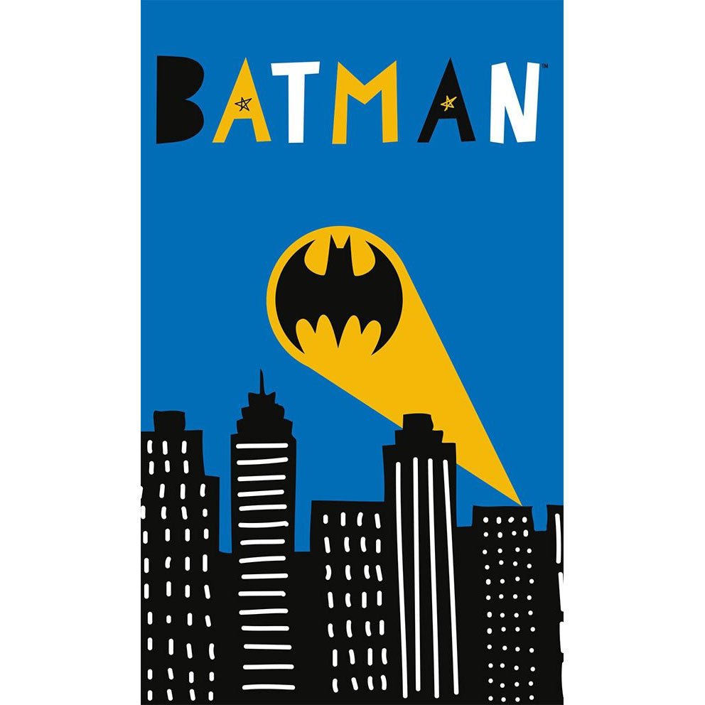 Batman Call Sign Gesichtstuch für Kinder aus Baumwolle – 30 × 50 cm