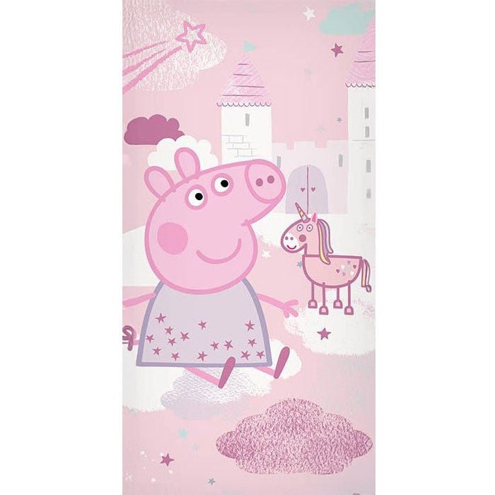 Peppa Wutz Dreamland Badetuch für Kinder aus Baumwolle – 70 × 140 cm