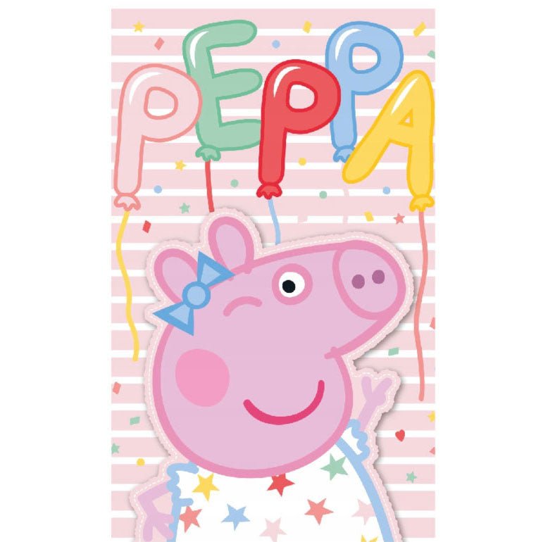 Peppa Wutz Party Gesichtstuch für Kinder aus Baumwolle – 30 × 50 cm