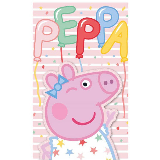 Peppa Wutz Party Gesichtstuch für Kinder aus Baumwolle – 30 × 50 cm