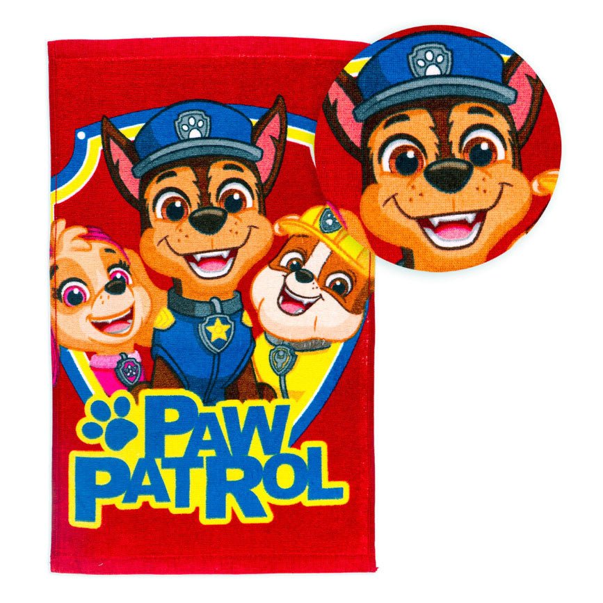 Paw Patrol Team Gesichtstuch für Kinder aus Baumwolle – 30 × 50 cm