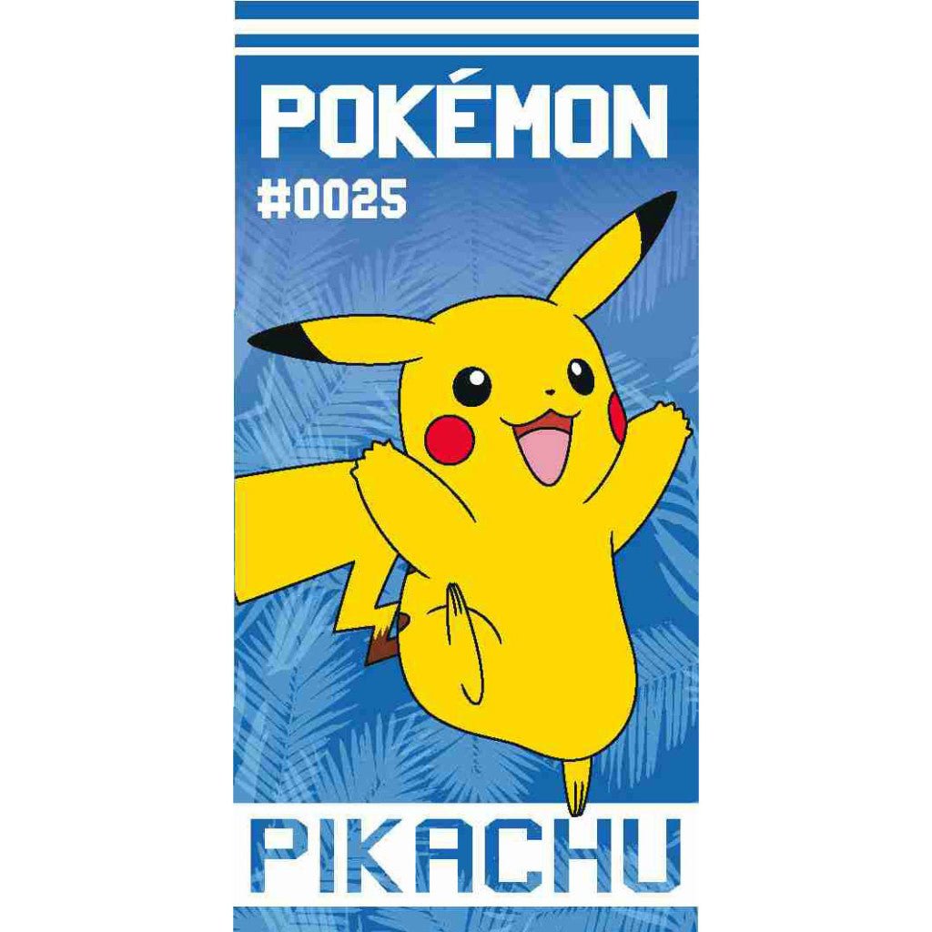 Pokémon Alola Badetuch für Kinder aus Baumwolle – 70 × 140 cm
