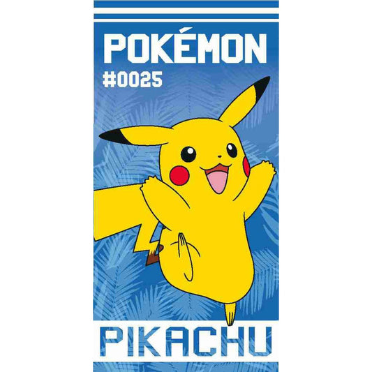 Pokémon Alola Badetuch für Kinder aus Baumwolle – 70 × 140 cm