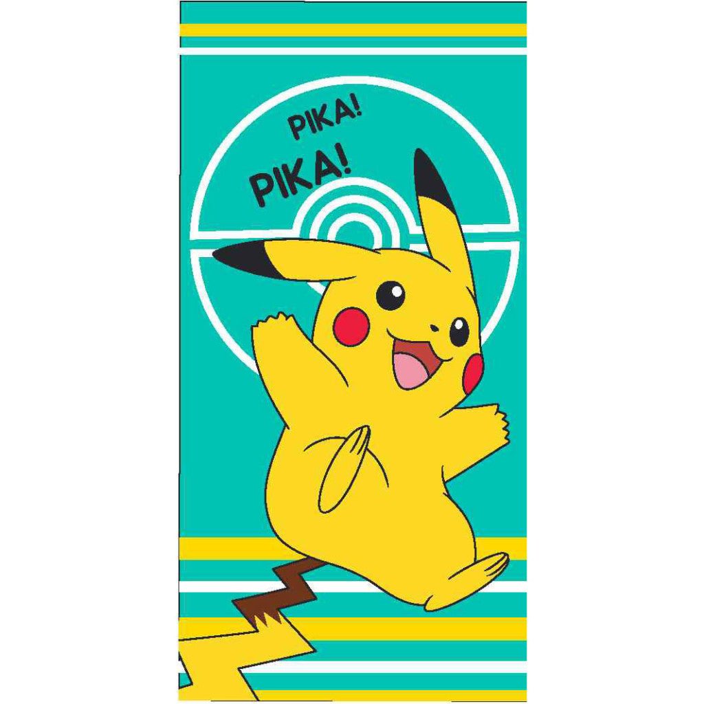 Pokémon Joy Badetuch für Kinder aus Baumwolle – 70 × 140 cm