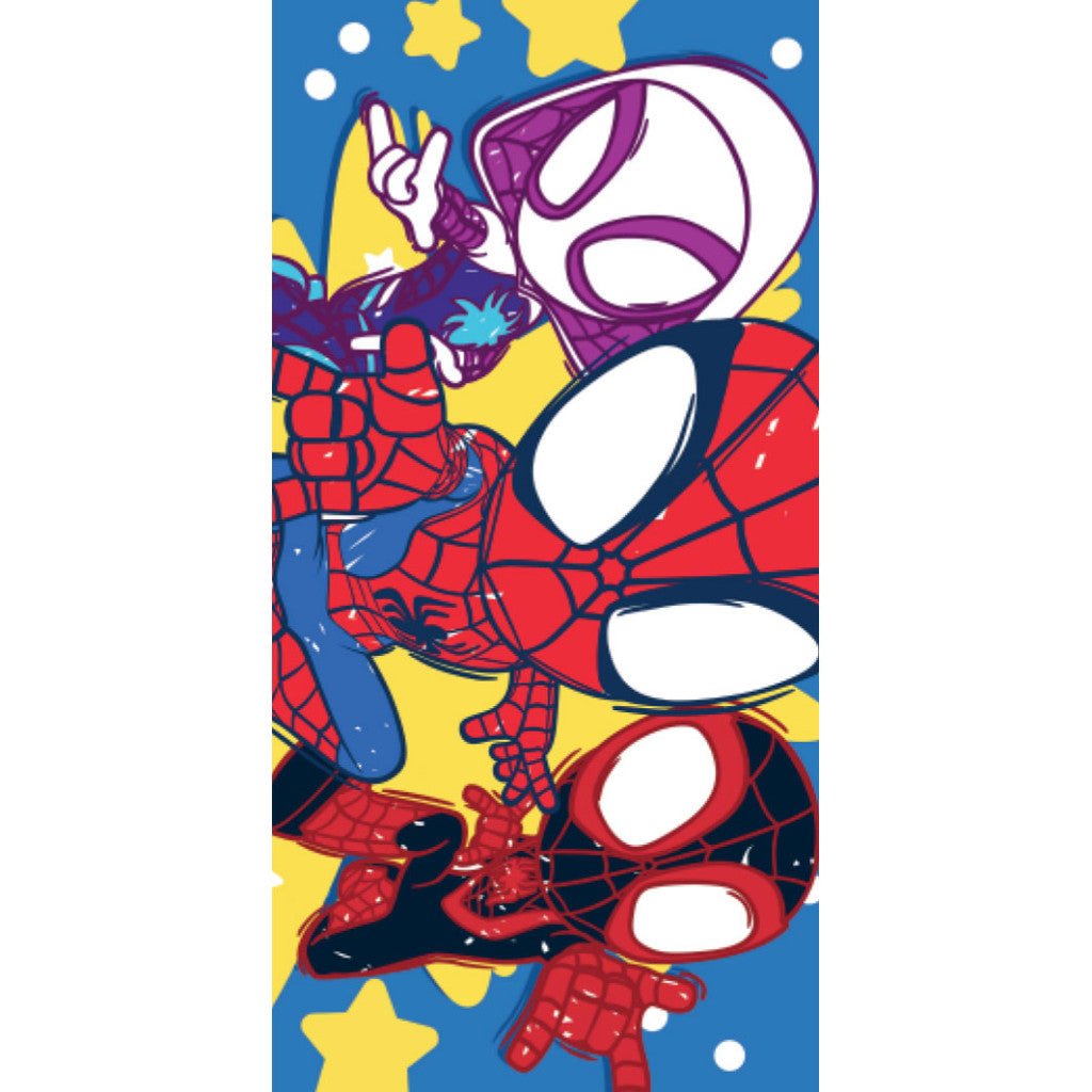 Spiderman Spidey Badetuch für Kinder aus Baumwolle – 70 × 140 cm