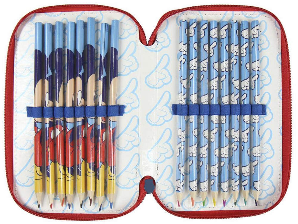 Disney Mickey Laugh Giotto Federmäppchen für Kinder – 12,5 x 19,5 x 6,5 cm