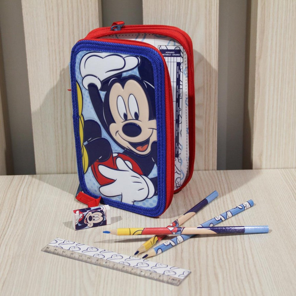 Disney Mickey Laugh Giotto Federmäppchen für Kinder – 12,5 x 19,5 x 6,5 cm