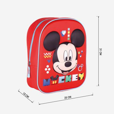 Disney Mickey 3D Rucksack, Tasche 31 cm