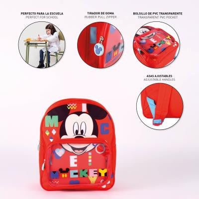 Disney Mickey Kindergartenrucksack für Kinder – 30 x 25 x 12 cm
