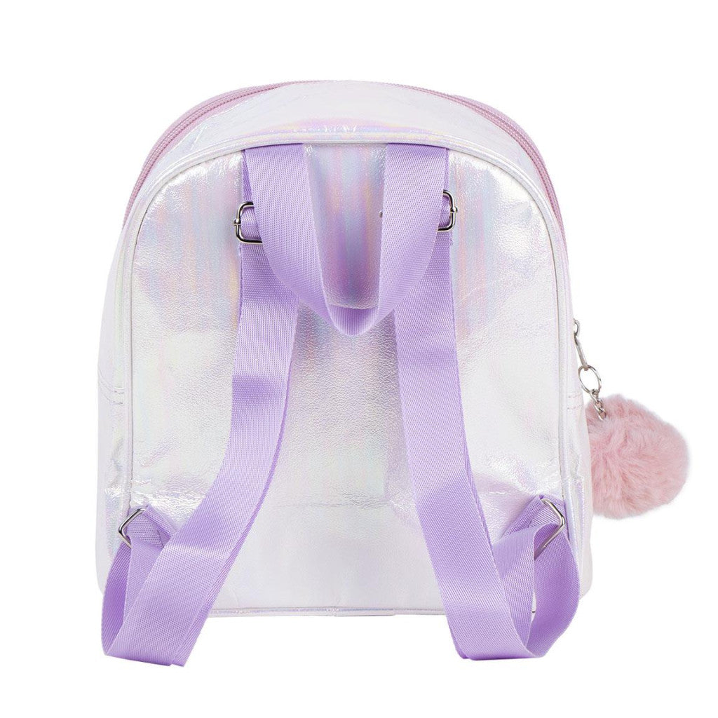 Disney Minnie holographischer Kindergartenrucksack für Kinder – 21 x 18 cm