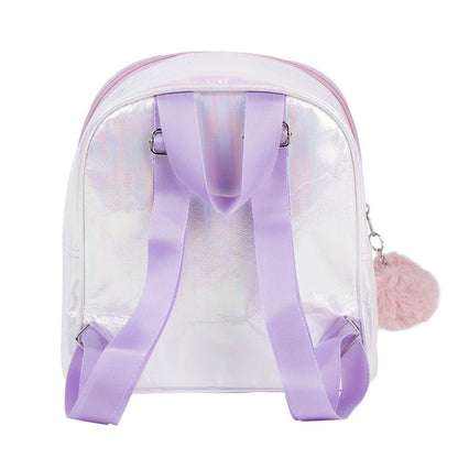 Disney Minnie holographischer Kindergartenrucksack für Kinder – 21 x 18 cm