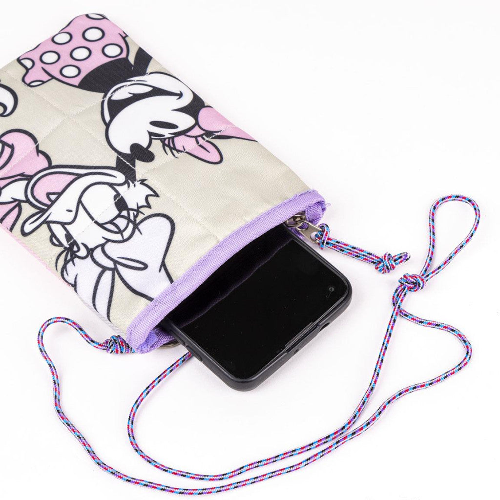 Disney Minnie Daisy Handytasche, Seitentasche Umhängetasche für Kinder – 18 x 13 cm