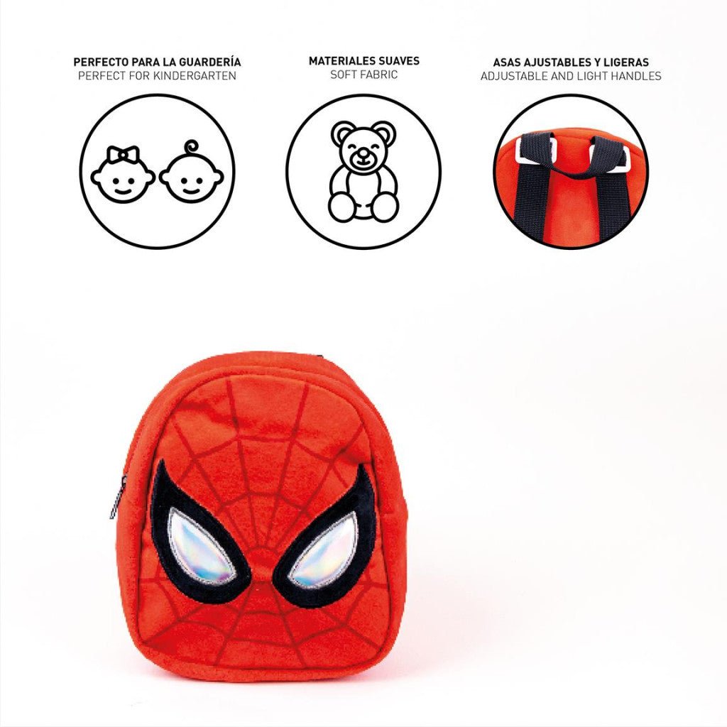 Spiderman plüsch Kindergartenrucksack für Kinder – 22 x 18 cm