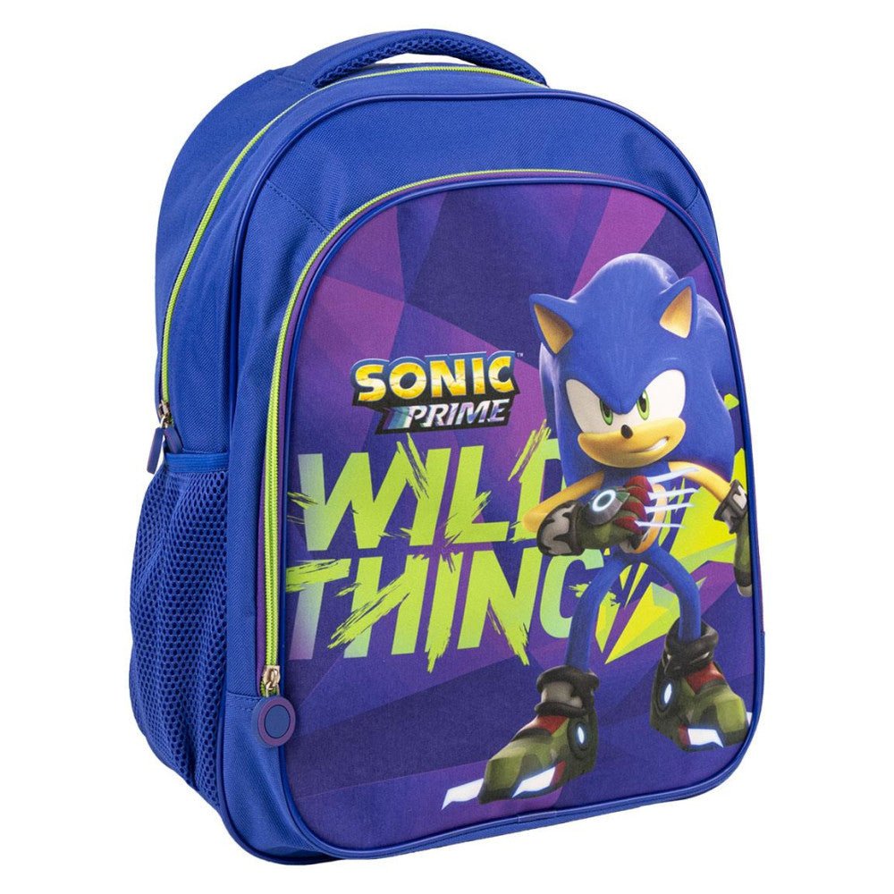 Sonic the Hedgehog Wild Thing Schulrucksack, 41 cm Schulranzen für Kinder – 41 × 32 × 20 cm
