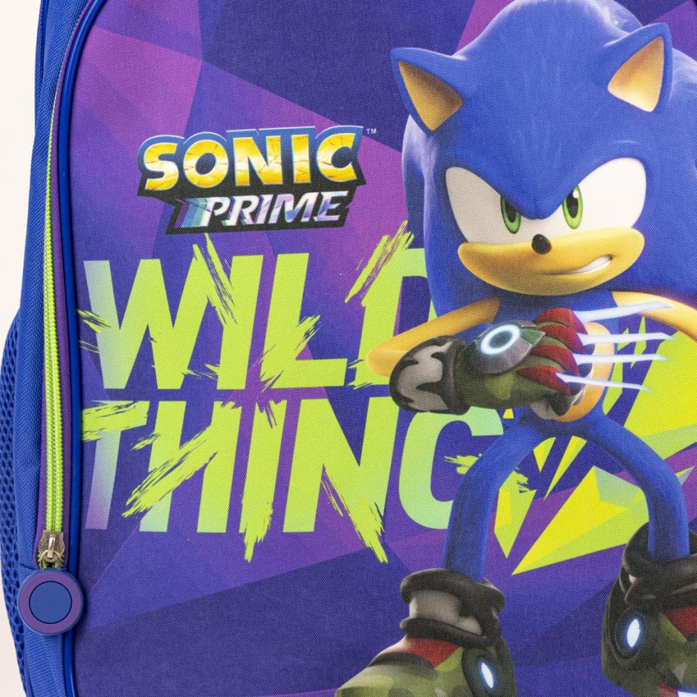 Sonic the Hedgehog Wild Thing Schulrucksack, 41 cm Schulranzen für Kinder – 41 × 32 × 20 cm