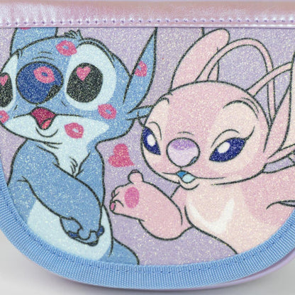 Disney Lilo and Stitch Kiss Shoulder Bag for Children - 15 x 12 x 4 cm