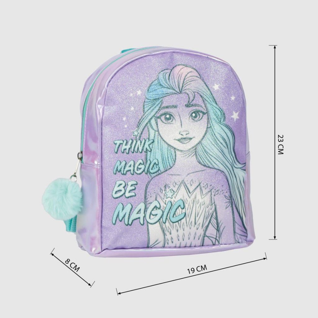 Disney Eiskönigin Magic holographischer Kindergartenrucksack für Kinder – 23 x 20 cm