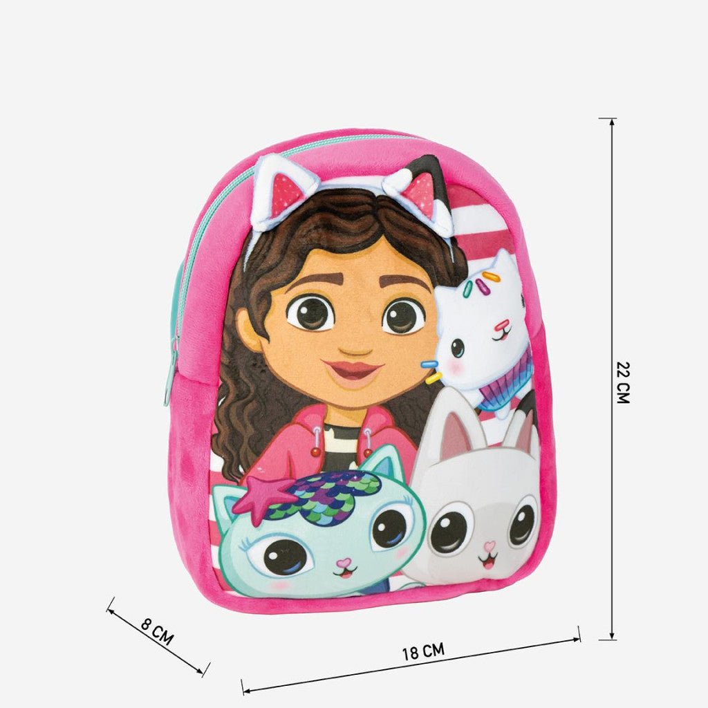 Gabby's Dollhouse plüsch Kindergartenrucksack für Kinder – 22 x 18 cm