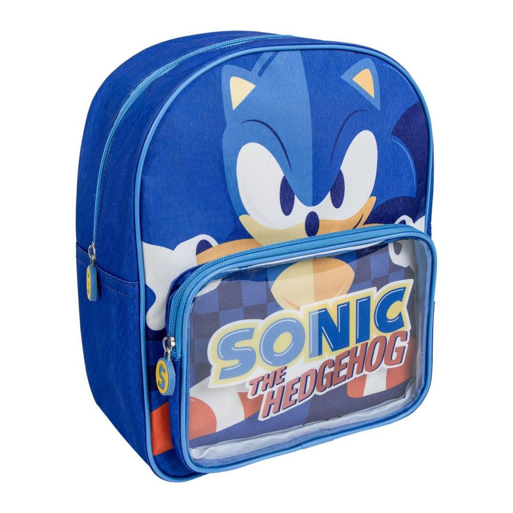 Sonic the Hedgehog Kindergartenrucksack für Kinder – 30 x 25 cm