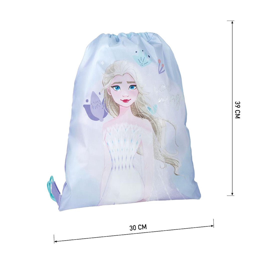 Disney Eiskönigin Elsa Turnbeutel für Kinder – 30 x 39 cm