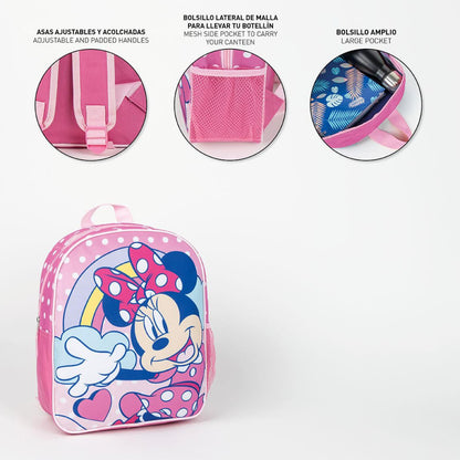 Disney Minnie Dots Kindergartenrucksack für Kinder – 29 x 25 x 10 cm