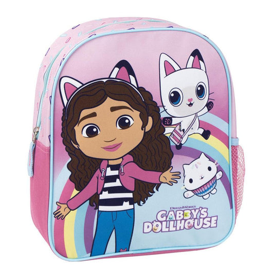 Gabby's Dollhouse Rainbow Kindergartenrucksack für Kinder – 29 x 25 x 10 cm