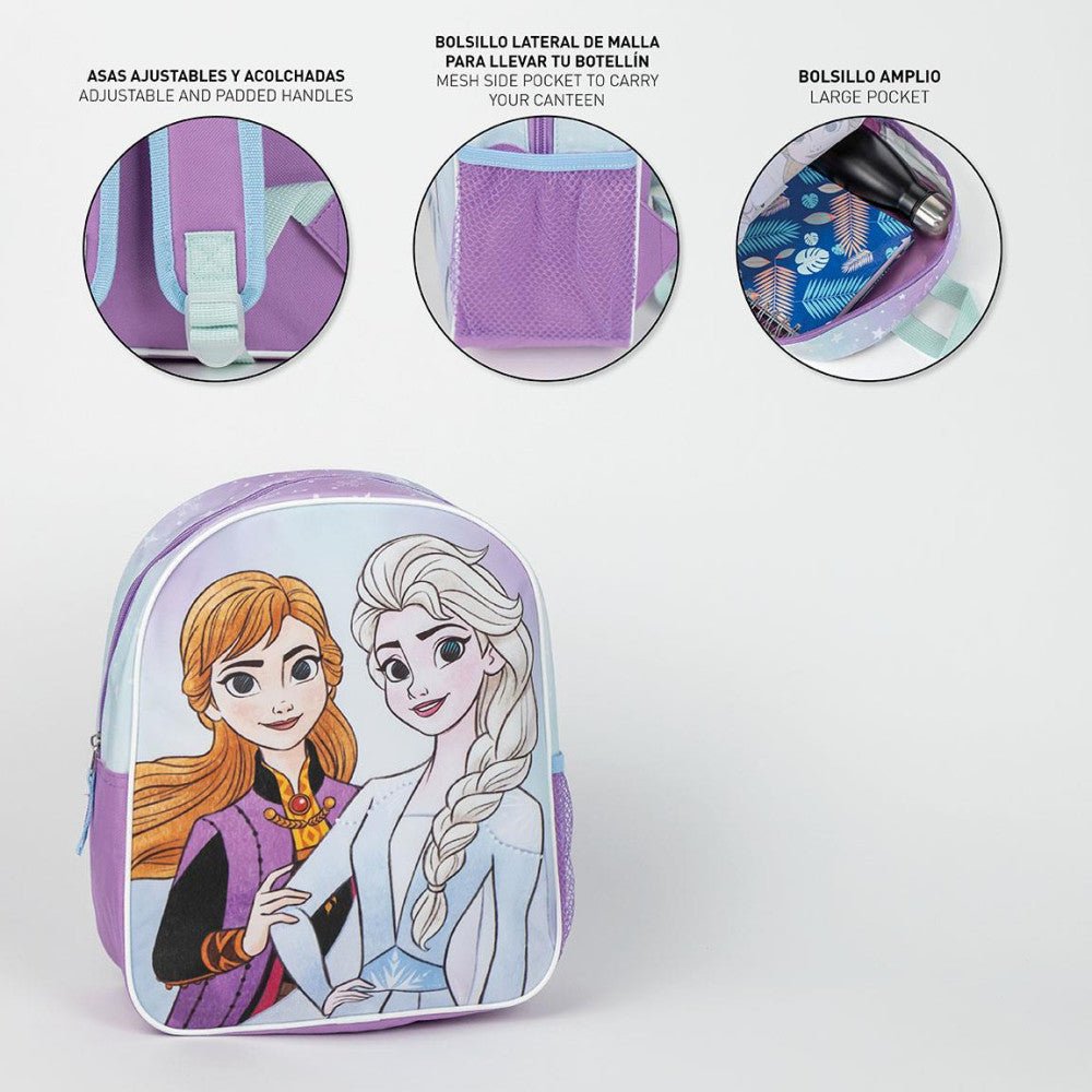 Disney Eiskönigin Sisters Kindergartenrucksack für Kinder – 29 x 25 x 10 cm