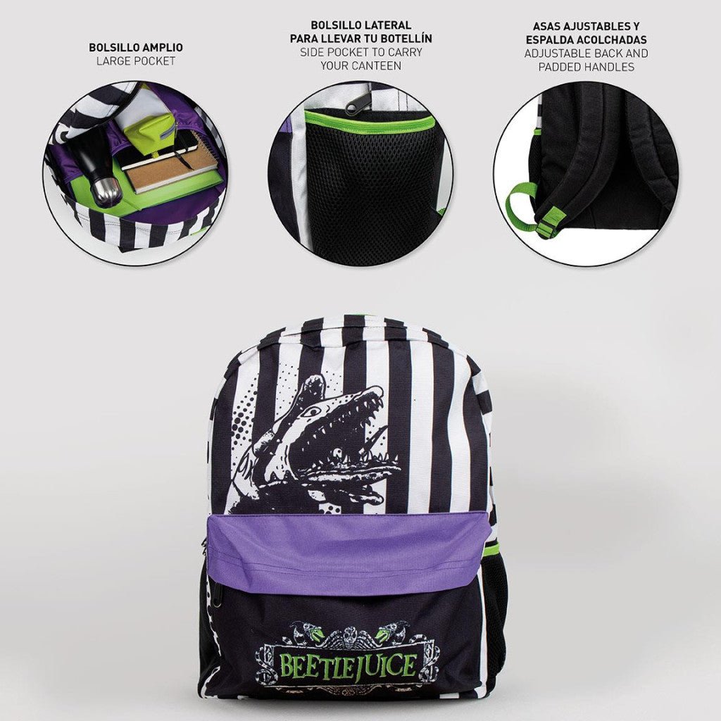 Beetlejuice , Tasche 42 cm Schulranzen für Kinder – 42 × 32 cm