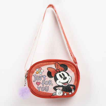 Disney Minnie For You sac à bandoulière et à épaule pailleté pour enfants – 15 x 11 cm