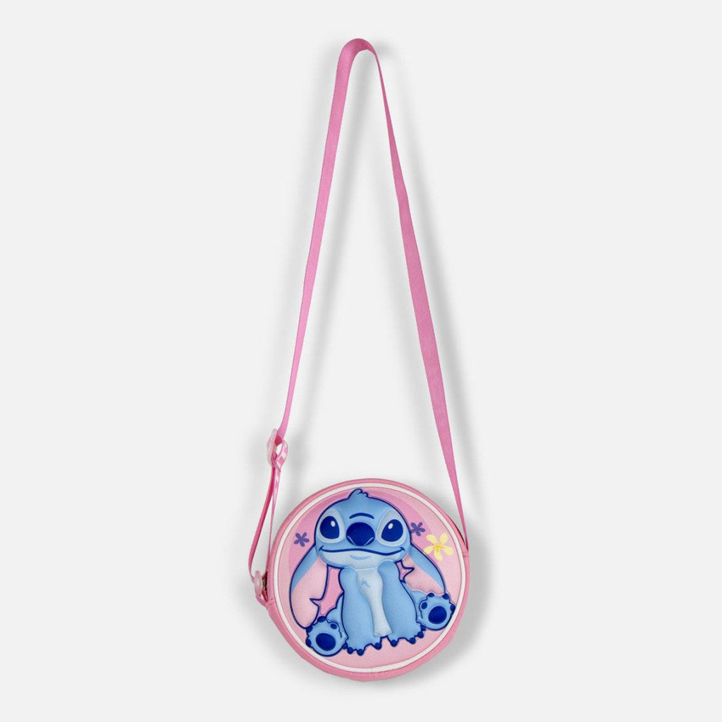 Sac bandoulière Disney Lilo et Stitch Aloha pour enfants – 13 x 13 cm