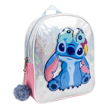 Disney Lilo and Stitch Holographic Backpack for Kids – 23 x 20 cm