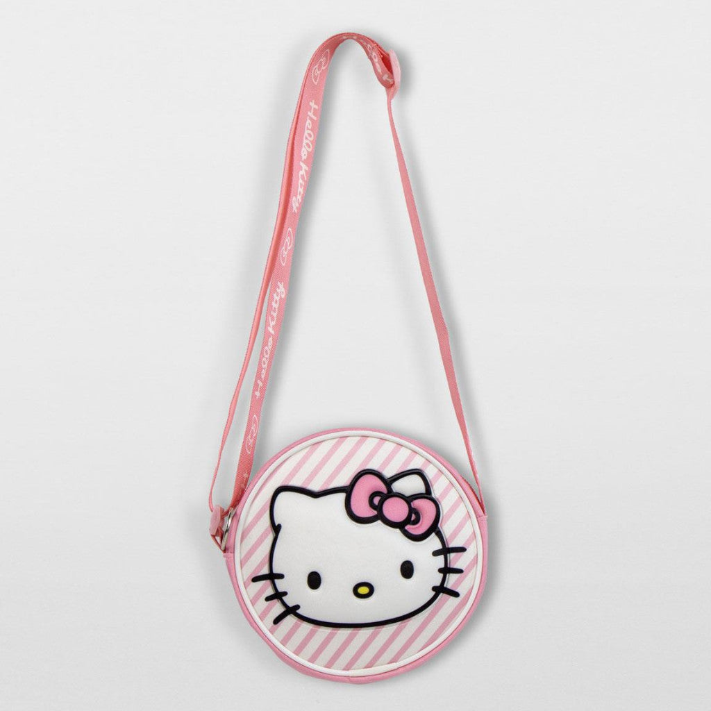 Hello Kitty Face Umhängetasche für Kinder – 13 x 13 cm