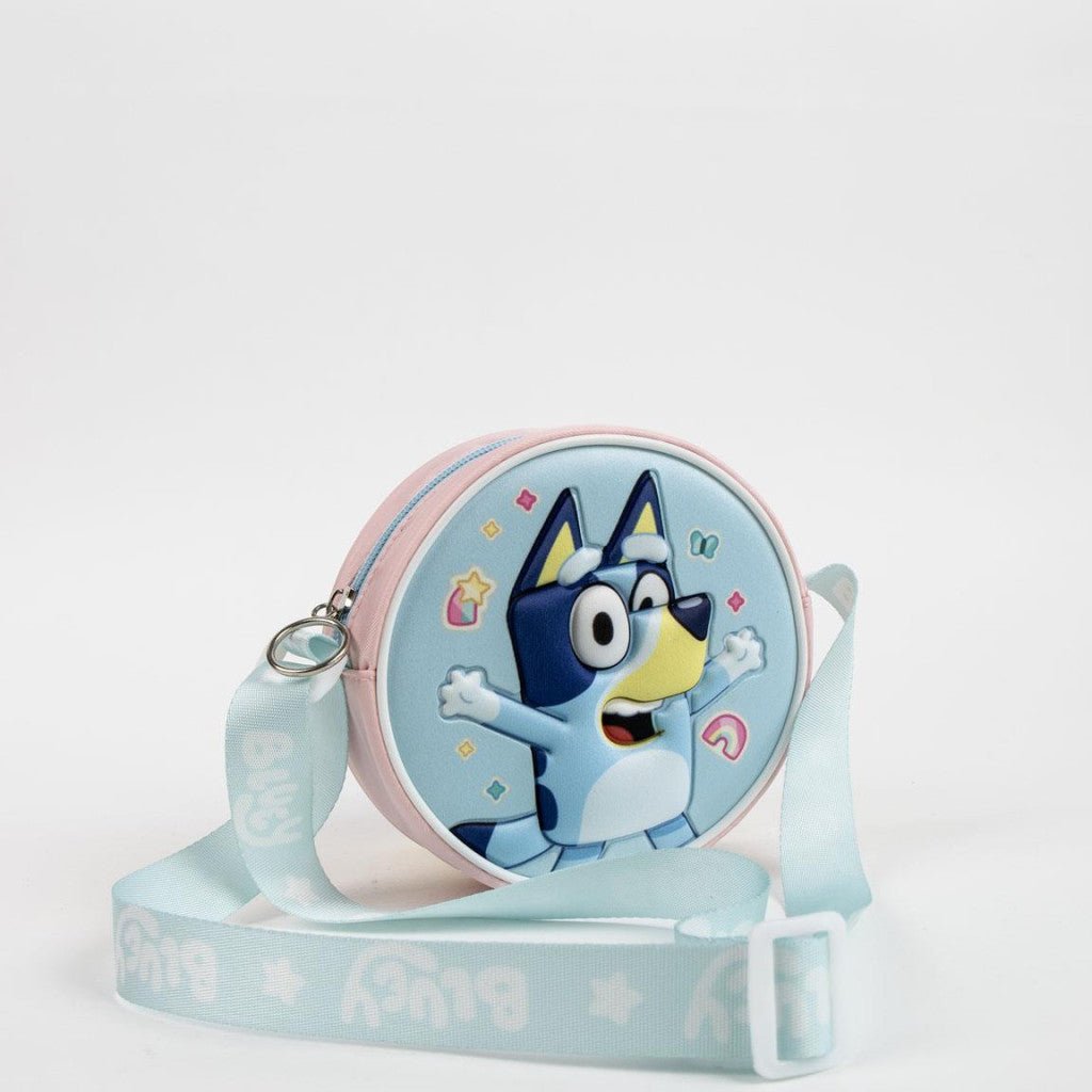 Bluey Cheerful Umhängetasche für Kinder – 13 x 13 cm