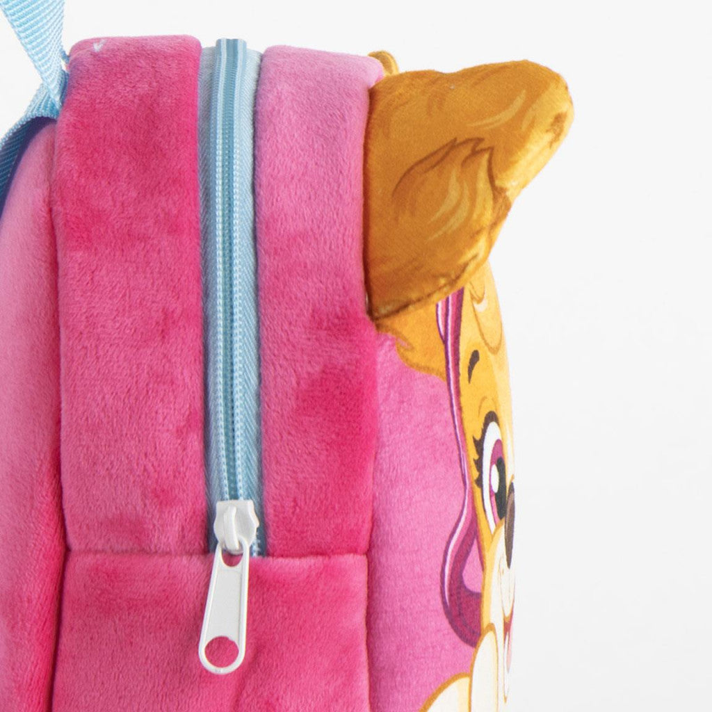 Sac à dos peluche La Pat' Patrouille Skye pour enfants – 22 x 18 cm