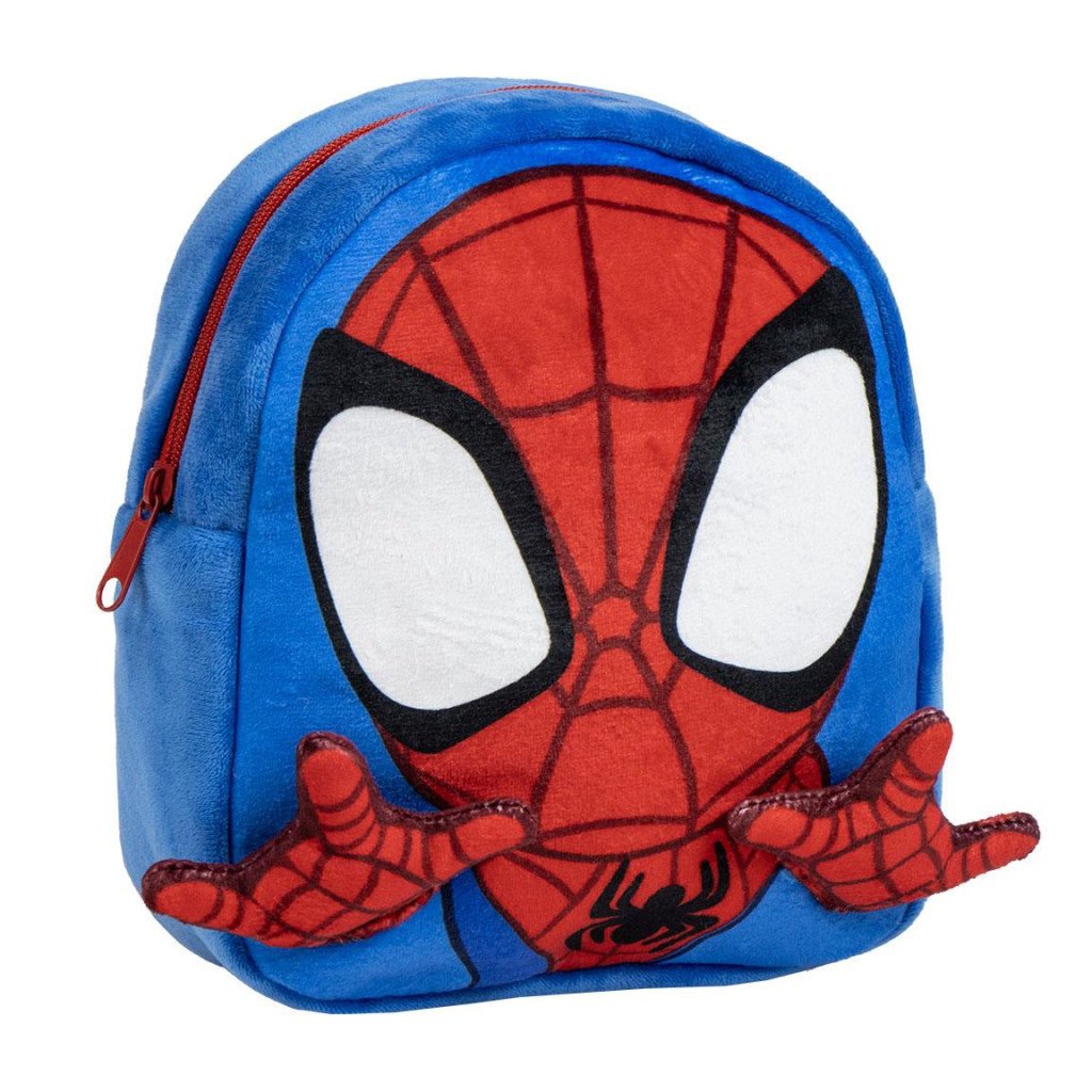 Spiderman Mini Crawler Plüschrucksack Kindergartenrucksack für Kinder – 22 x 18 cm