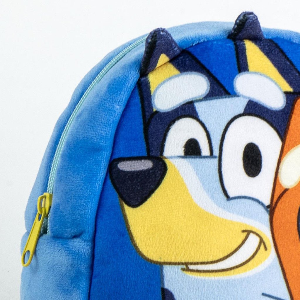 Bluey Hug Plüschrucksack Kindergartenrucksack für Kinder – 22 x 18 cm