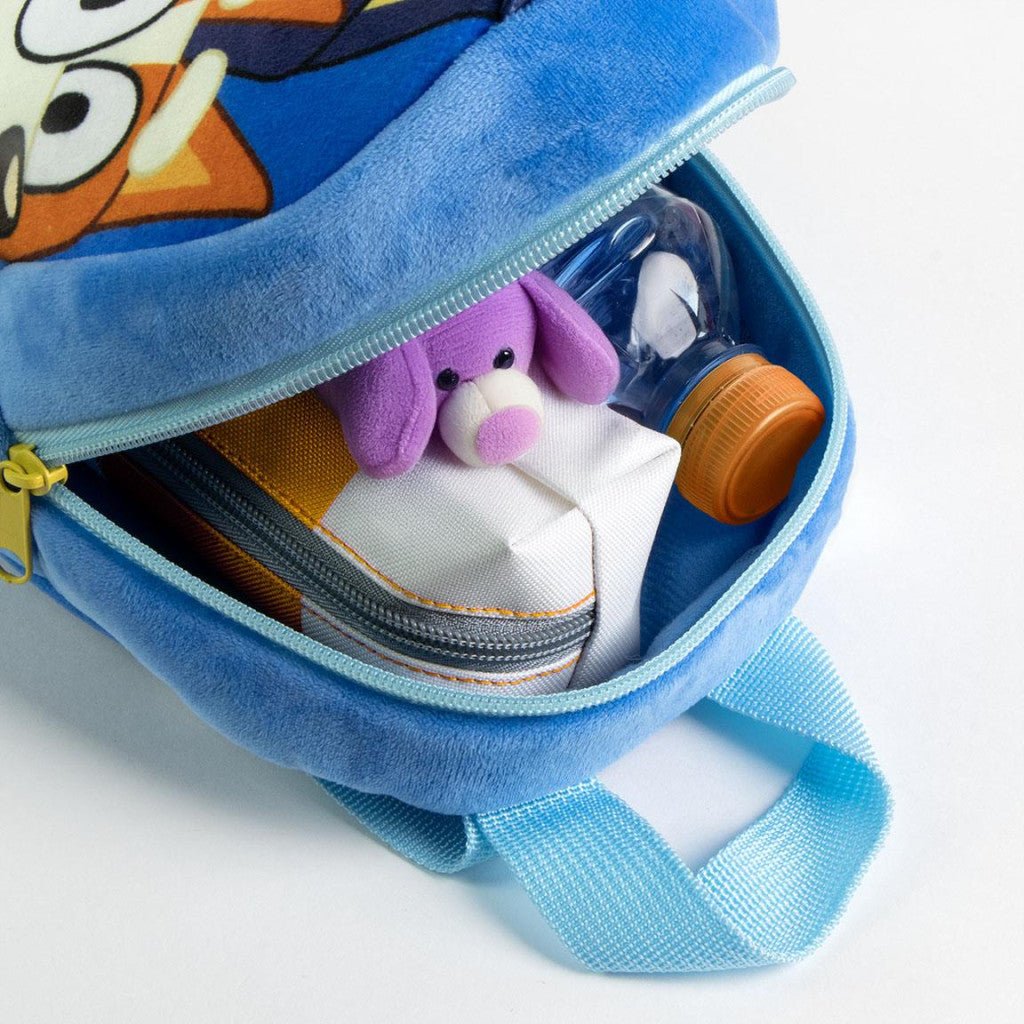Bluey Hug Plüschrucksack Kindergartenrucksack für Kinder – 22 x 18 cm