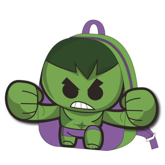 Avengers Hulk Plüschrucksack Kindergartenrucksack für Kinder – 22 x 18 cm