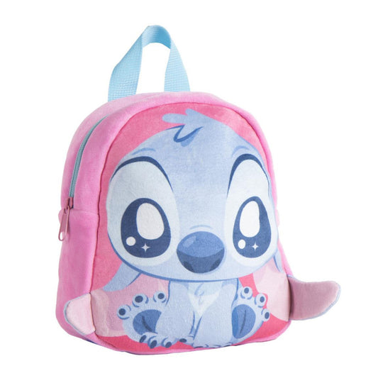 Disney Lilo and Stitch Starry Eyes Plush Backpack Kids' Preschool Bag – 22 x 18 cm