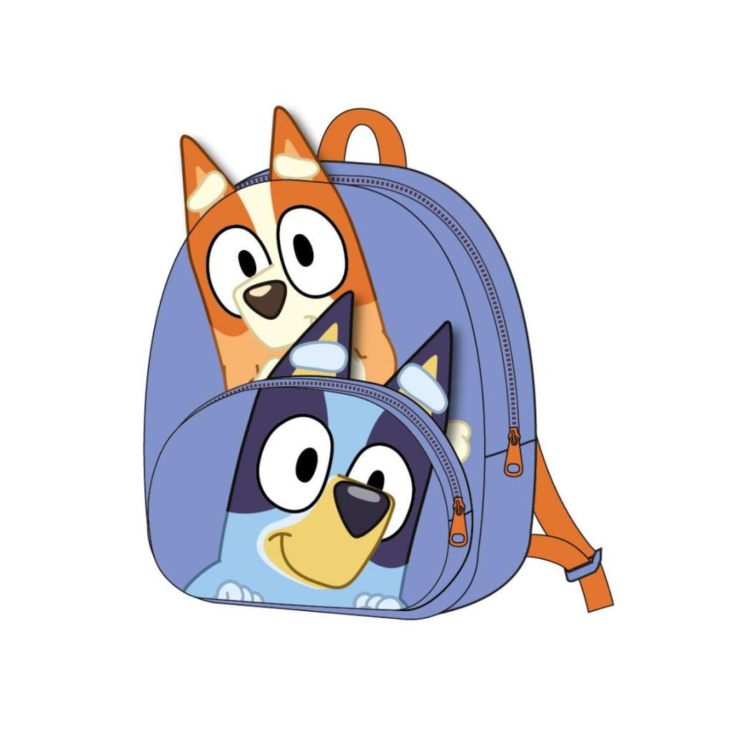 Bluey Buddy Plüschrucksack Kindergartenrucksack für Kinder – 22 x 18 cm