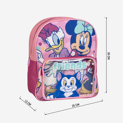 Sac à dos maternelle Disney Minnie Friends pour enfants – 30 x 25 cm