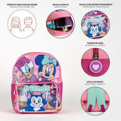 Sac à dos maternelle Disney Minnie Friends pour enfants – 30 x 25 cm