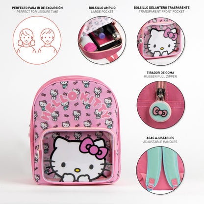 Hello Kitty Kindergartenrucksack für Kinder – 30 x 25 cm