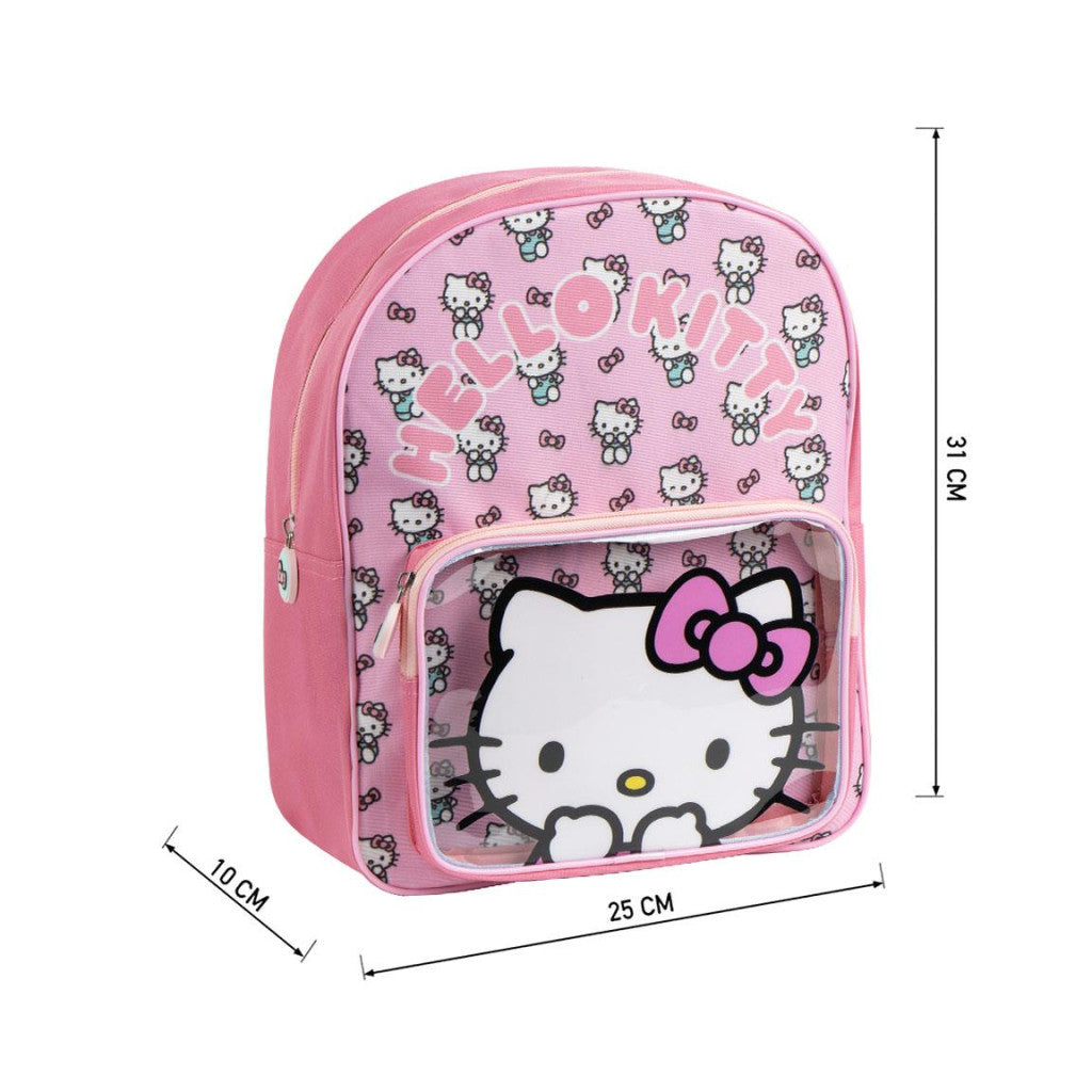 Hello Kitty Kindergartenrucksack für Kinder – 30 x 25 cm
