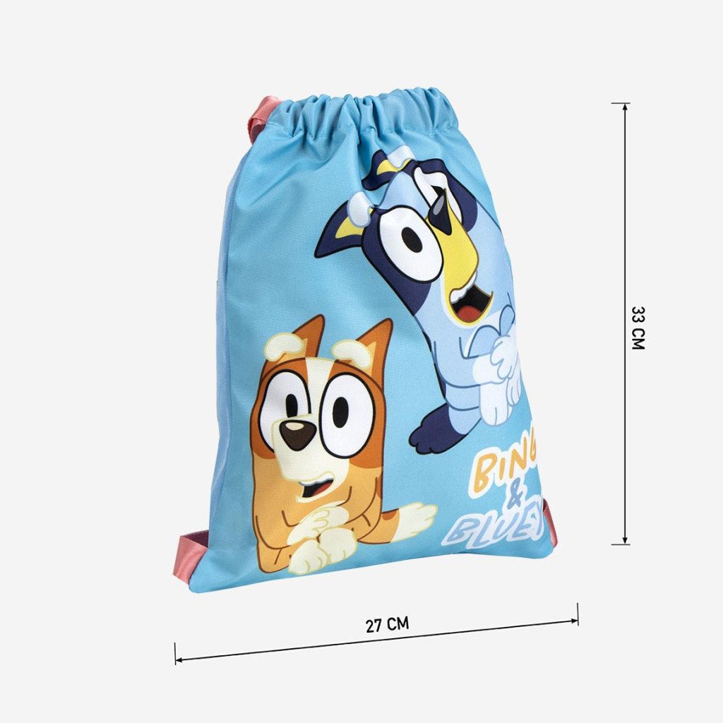 Bluey Bingo Turnbeutel für Kinder – 33 x 27 cm