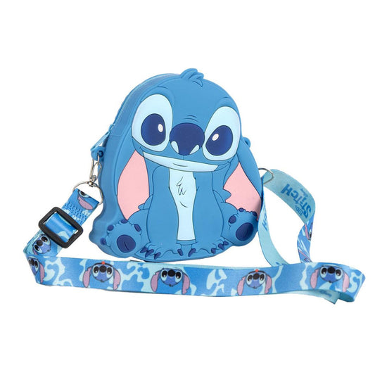 Disney Lilo and Stitch Buddy Silicone Crossbody Bag for Kids – 14 cm